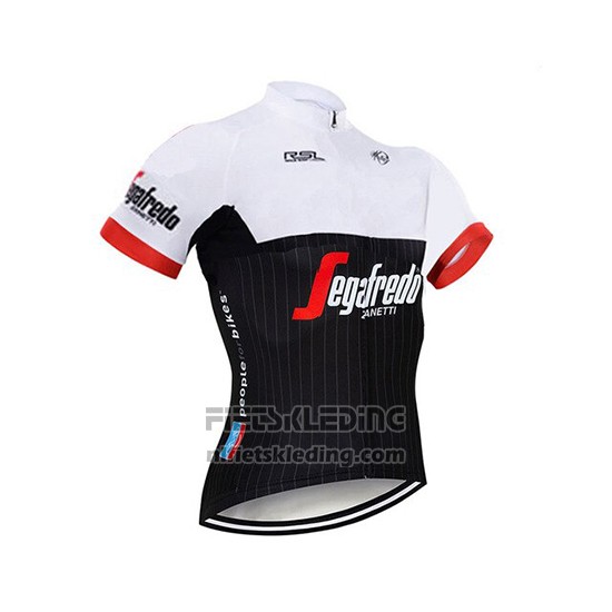 2020 Fietskleding Segafredo Zanetti Wit Zwart Korte Mouwen en Koersbroek
